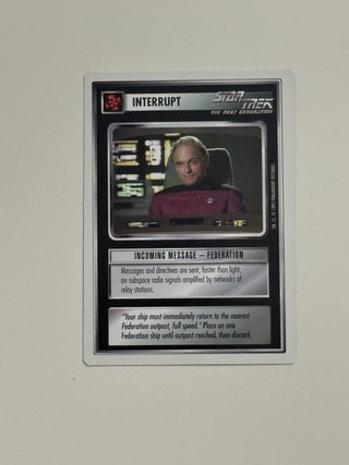 Lotto 14 Carte Star Trek CCG Prima Edizione