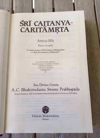 ⁠Sri Caitanya Caritamrta Antya lila parte seconda