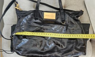 Bolso Bimba y Lola Piel Negro Dorado