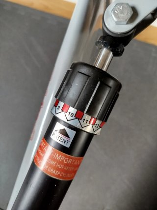 Máquina de Remo hidráulica, plegable.