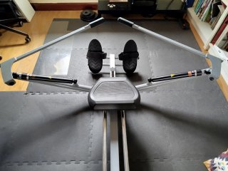Máquina de Remo hidráulica, plegable.