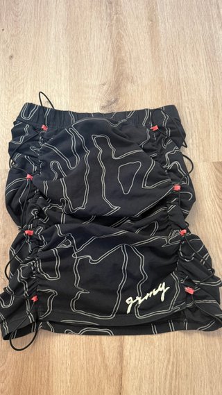 Falda corta de tubo y diseño asimétrico - Grimey M