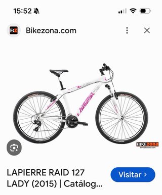 Bicicleta de montaña mujer de 26” de Marca Lapierr