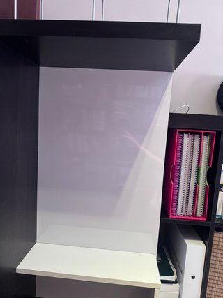 Escritorio/ mesa ordenador con cajón y baldas