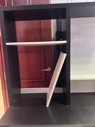 Escritorio/ mesa ordenador con cajón y baldas