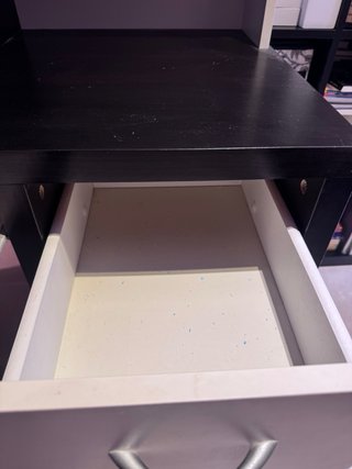 Escritorio/ mesa ordenador con cajón y baldas