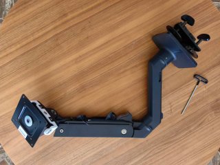 Brazo Ergotron HX Negro + Cabezal HX Heavy Duty