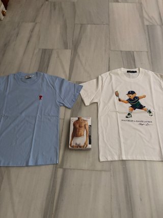 Camisetas Ami Paris, Ralph Lauren y Calvin Klein
