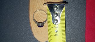 Anillo Plata y Amatista Morada
