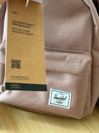 Herschel Classic MINI Backpack - Ash Rose (6,5 L)