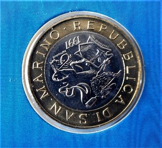 Repubblica San Marino moneta £ 1000 del 1997