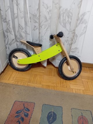 BICICLETA SMALL FOOT MADERA, NIÑOS 12 MESES.