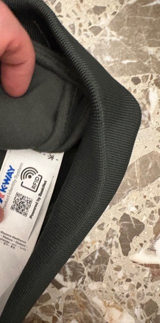 Felpa K-Way Rainer Spacer con Cappuccio Zip Nuova
