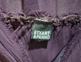 Vestido Etxart & Panno Morado Floral