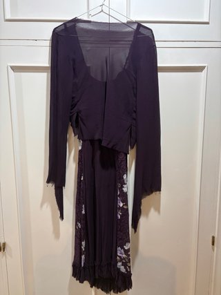 Vestido Etxart & Panno Morado Floral