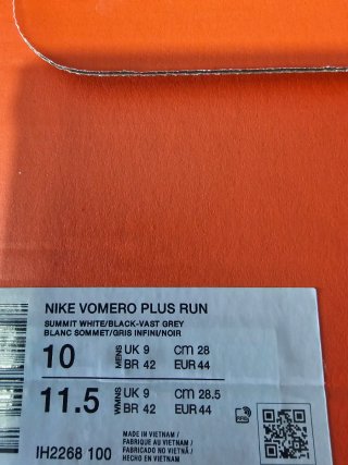 Nike Vomero plus ZoomX Run