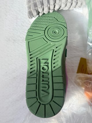 Zapatilla Deportiva Verde y Morada