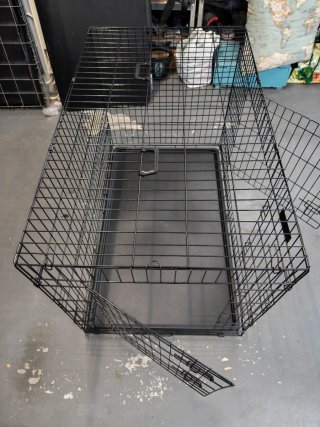 Jaula para perros metálica