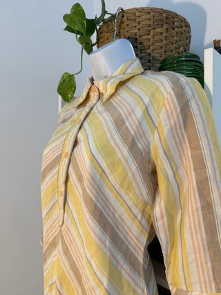 Vestido por debajo de la rodilla Vintage 100% seda