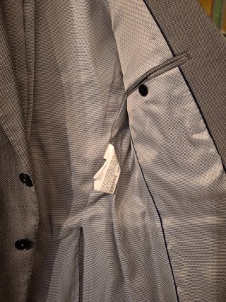 Americana Zara Hombre Talla 46 color gris