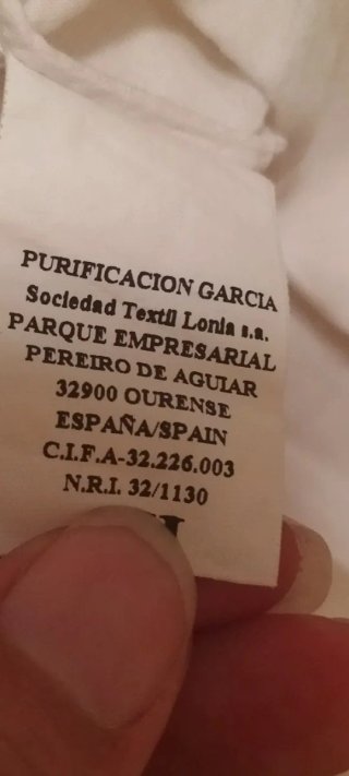 Blusa blanca Purificación García