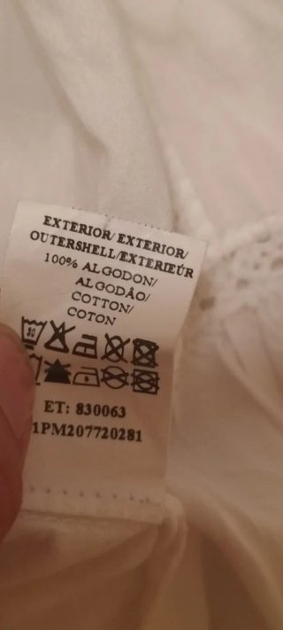 Blusa blanca Purificación García