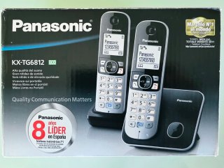 Teléfono inalámbrico Panasonic KX-TG6812+supletor.