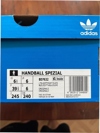 Adidas Handball Spezial Azul Claro Talla 39