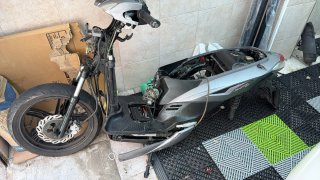 Carenado Delantero Scooter SYM Gris