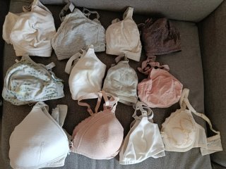 Lote Sujetadores Lactancia, talla 95B, 95C