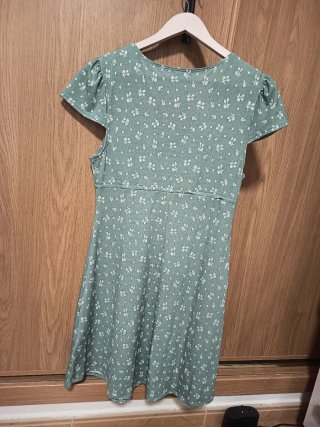 Vestido floral verde Easy Wear