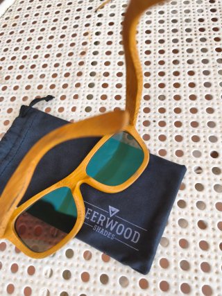 Gafas de sol Deerwood madera espejo azul