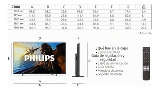 TV Philips 65 4K UHD HDR10+ Dolby Atmos
