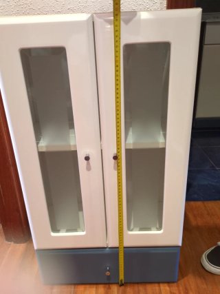 URGE! Armario baño colgante blanco y gris