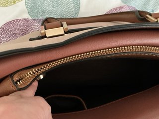Bolso Parfua Beige y Marrón