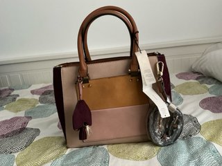 Bolso Parfua Beige y Marrón