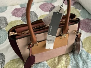 Bolso Parfua Beige y Marrón