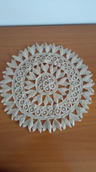 Tapete Ganchillo Vintage 32cm