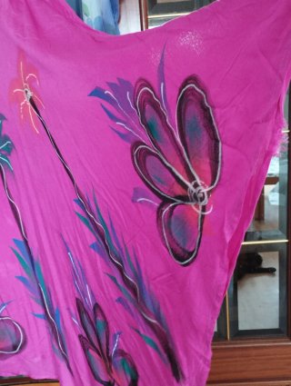 Vestido playero hindú palmeras talla única