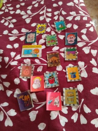 Colección mini cromos vintage