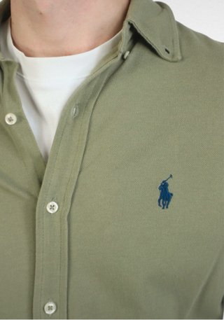 Camisa Polo Ralph Lauren Verde Hombre