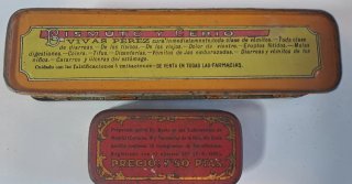 2 Scatole di Lattine Vintage per Medicinali