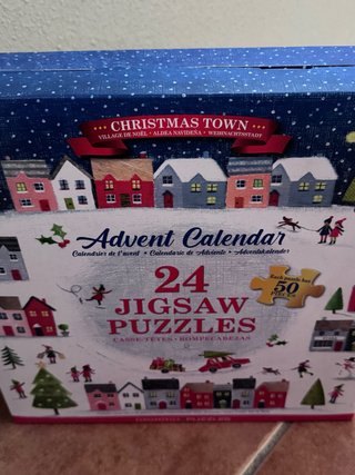 Calendario Adviento 24 Puzzles Navidad