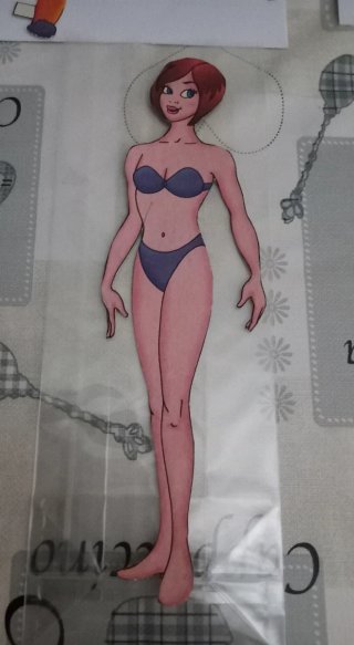 Conjunto di Bambole Ritagliabili Vintage