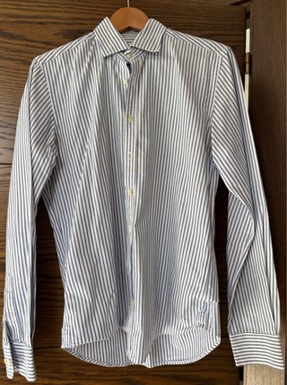 Camisa Scalpers Rayas Azul y Blanco