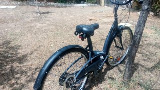 Bicicleta Btwin Urbana Negra