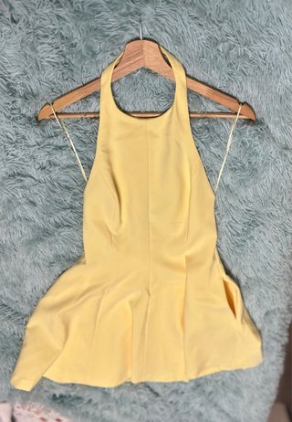 Vestido amarillo ZARA Talla XS