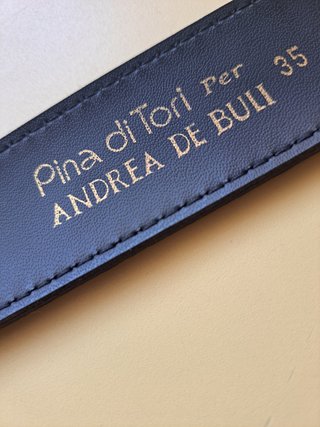 Cinturón Piel Burdeos Mujer 80cm
