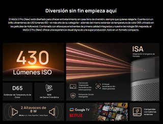 Proyector XGIMI MoGo 2 Pro GTV Portátil