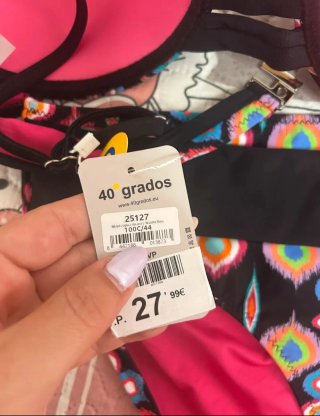 Bikini Negro Talla 100C Nuevo